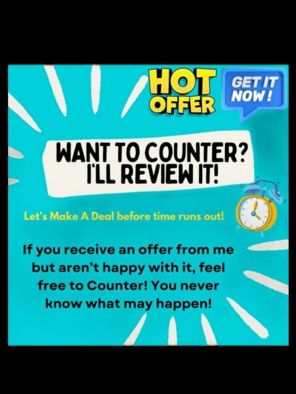 Open to Counter Offers!